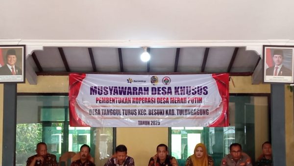MUSYAWARAH DESA KHUSUS PEMBENTUKAN KOPERASI DESA MERAH PUTIH DESA TANGGULTURUS TAHUN 2025